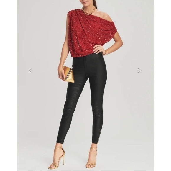 Retrofete Tops - NWT RETROFÊTE MYLES SEQUIN TOP